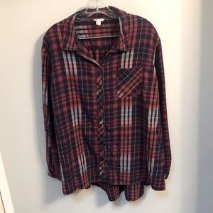 Cato Women’s Plaid Top 26/28